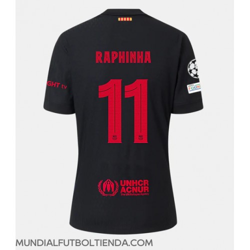 Camiseta Barcelona Raphinha Belloli #11 Segunda Equipación Replica 2024-25 mangas cortas